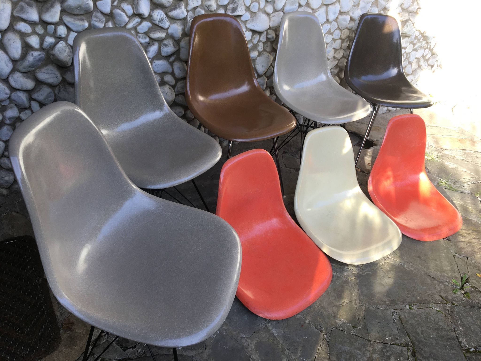 Chairs by Ray & Charles Eames for Herman Miller, 1950