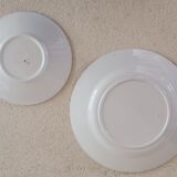 Digoin Basque tea cup, saucer and plate