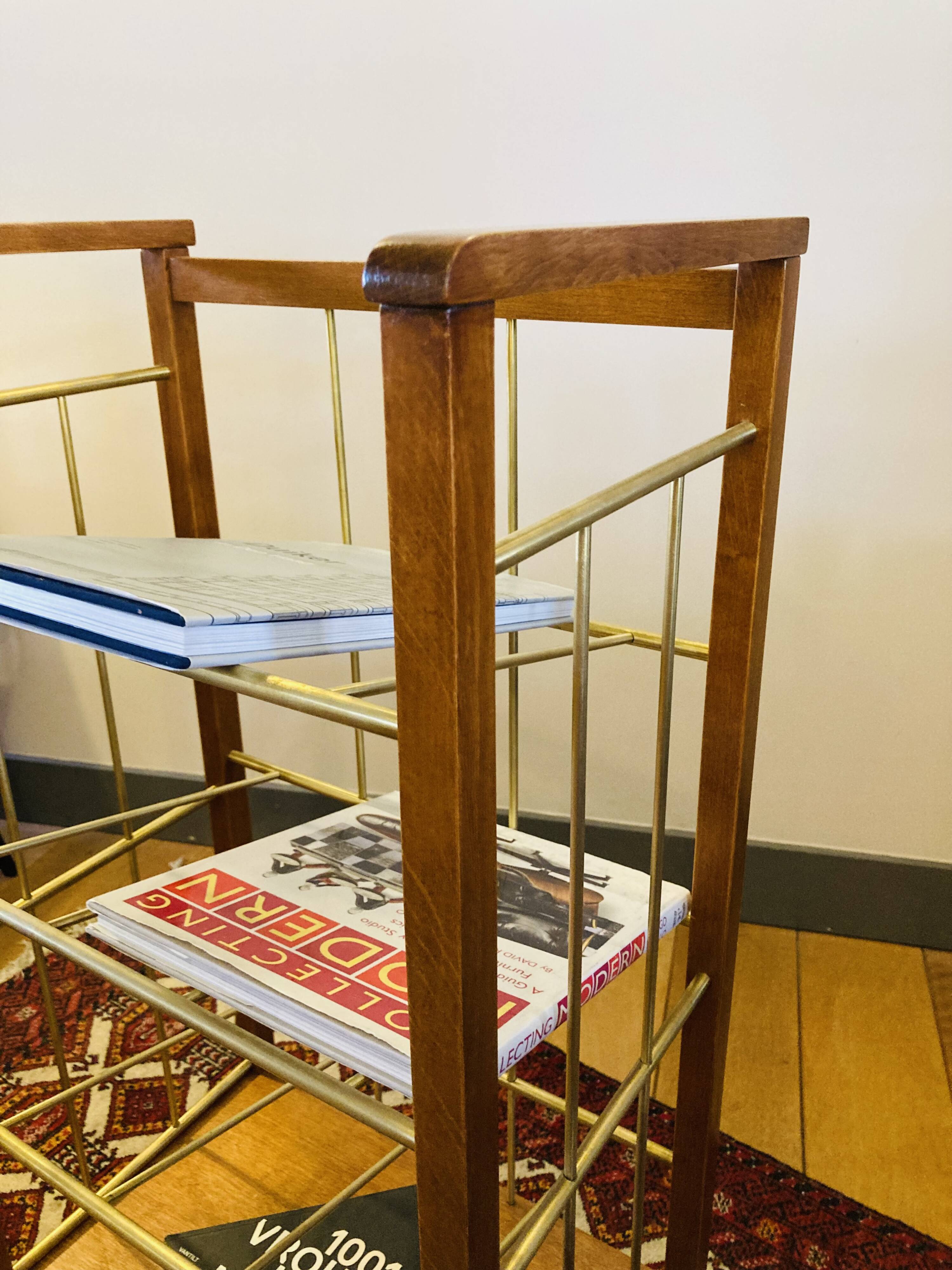 Vintage Scandinavian magazine rack, 1960s