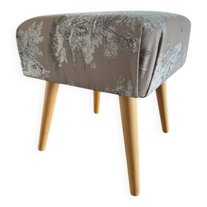 Tabouret toile Jouy