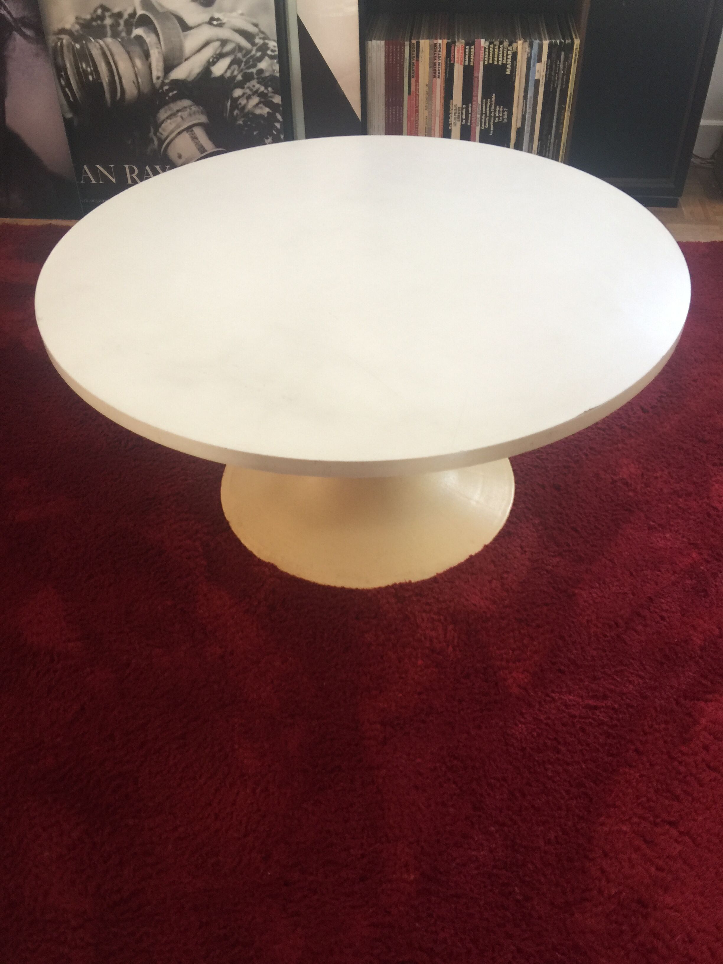 70' tulip foot coffee table