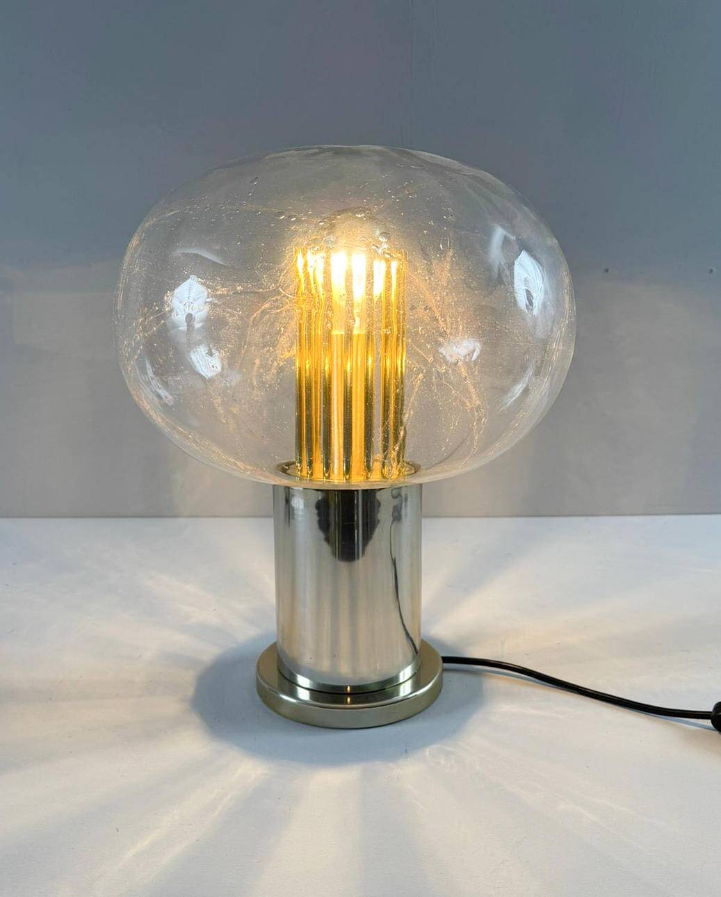 Lampe de table vintage « Big Ball », Doria, Allemagne, années 1970.