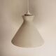 1960s Milk Glass Pendant Light