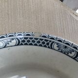 6 assiettes à soupe robert salins a&c terre de fer