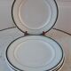 Set of 5 small flat plates Moulin des Loups years 50-60