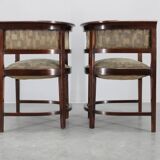 1920s pair of bentwood armchairs, Czechoslovakia