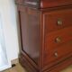 Fruit wood ogee chest of drawers - Louis Philippe style - 4 drawers - 1980s