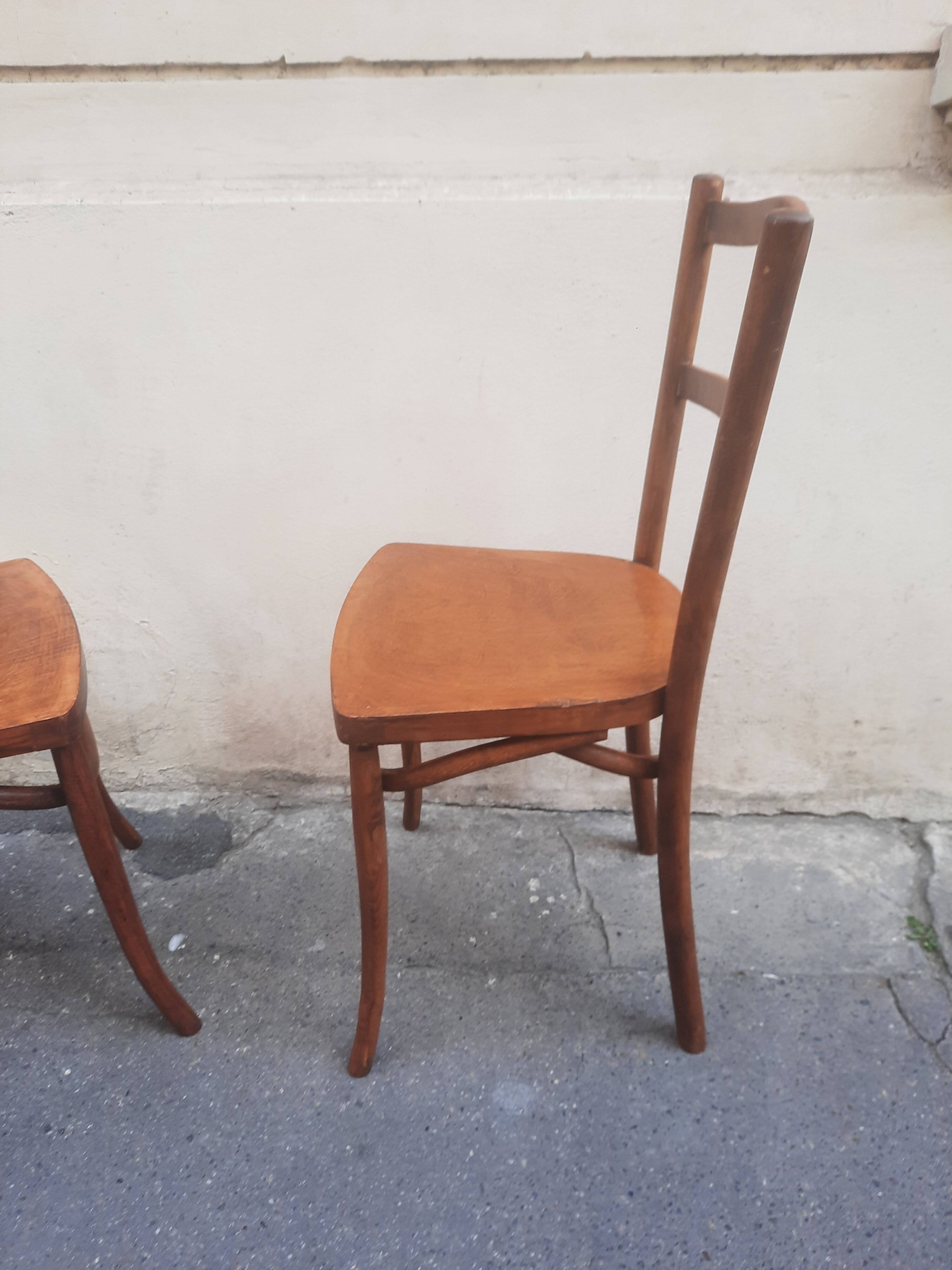 Pair of bistro chairs