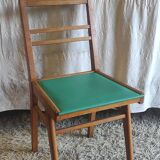 Vintage chair with compass legs - 1950s/60s