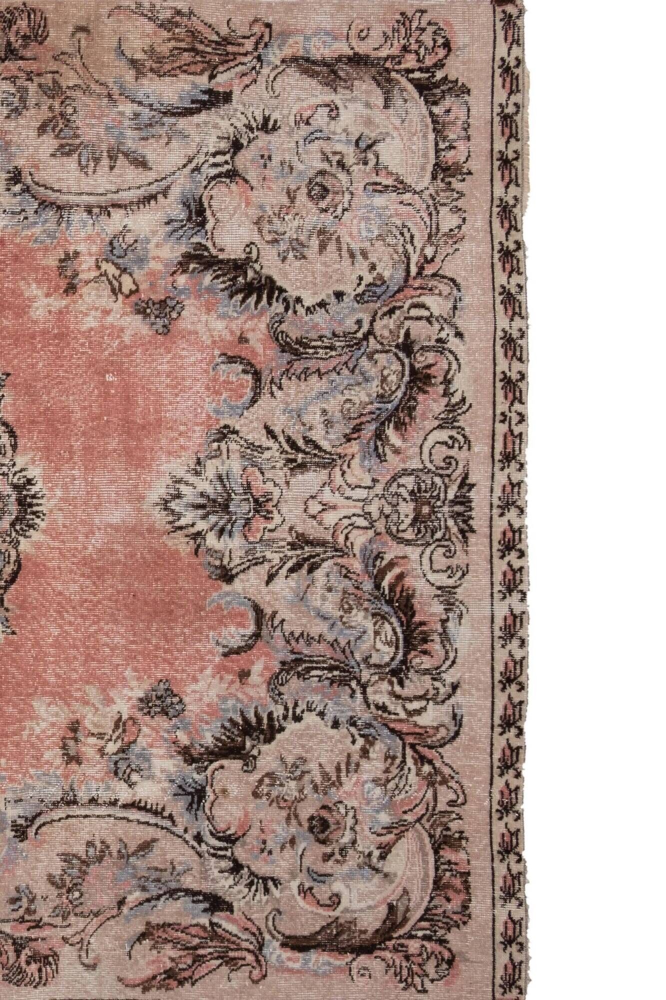 Vintage Turkish handmade rug 205x326 cm