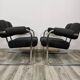 Mid-century restored armchairs