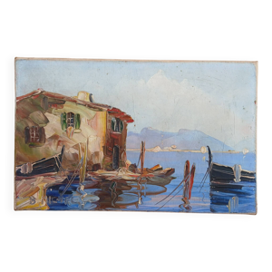 Peinture port de pêche