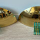 Vintage half-moon wall lights