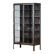 Polished iron medical cabinet, 1930s