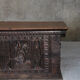 Chest carved solid wood France 18th