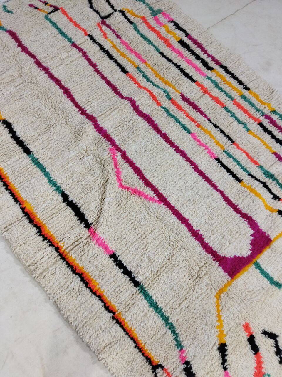 Handmade Moroccan Berber rug 294 X 194 CM