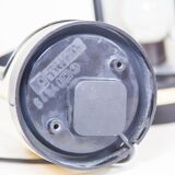 Table lamp and beige applique inside aluminum 70s