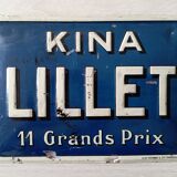Old Lillet advertising plaque