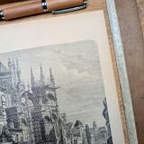 Printed in 1906, Saint-Pierre Church, Caen.