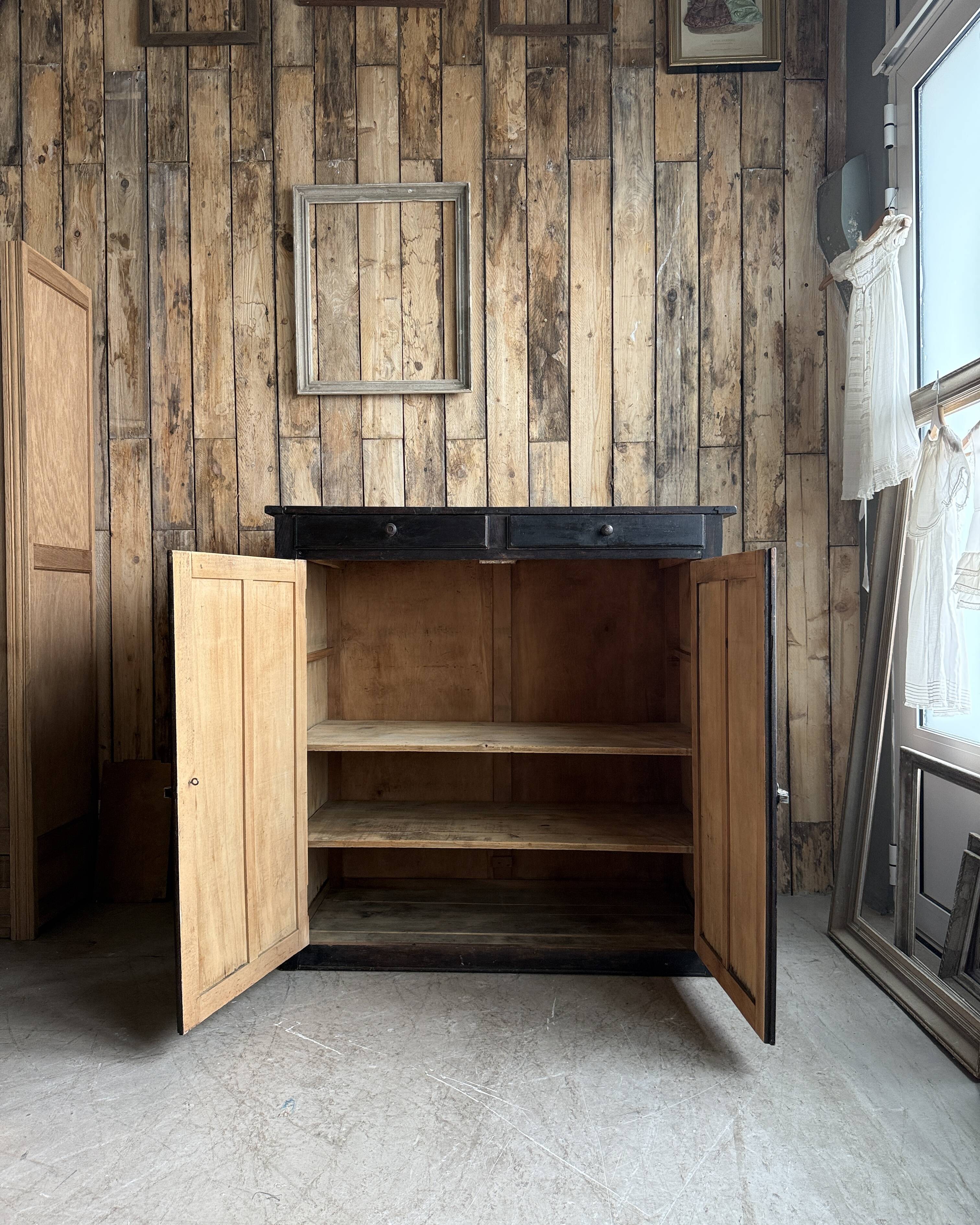 Black patina grand Parisian buffet (restored)