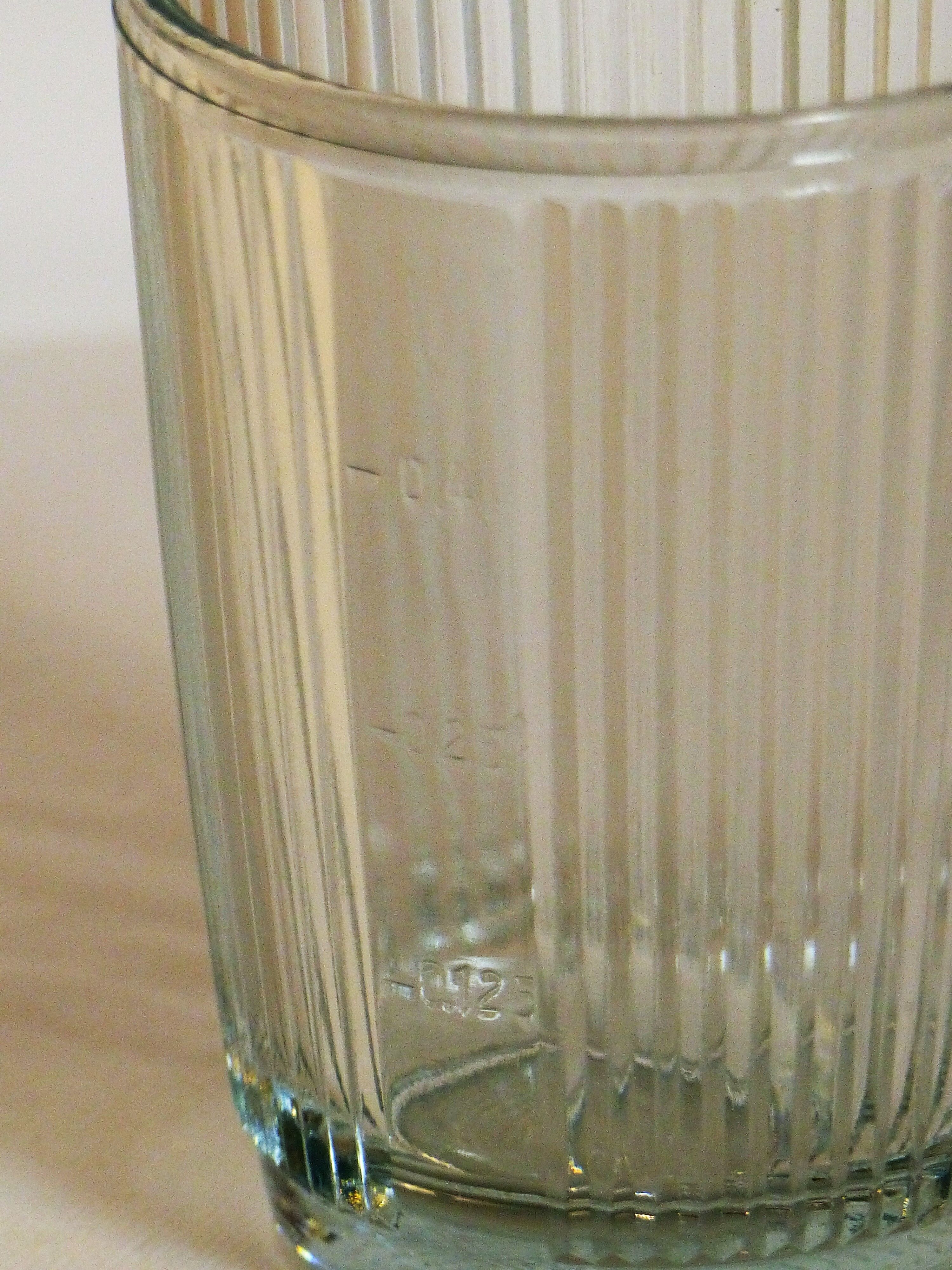 Vintage graduated doser glass