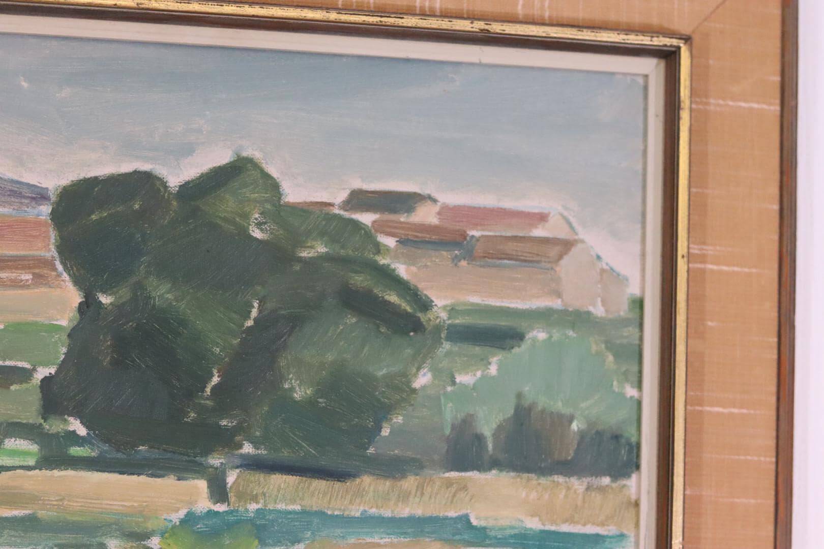 Sunset landscape by Arnold Axelsson