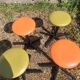 Adjustable stools from the 70s
