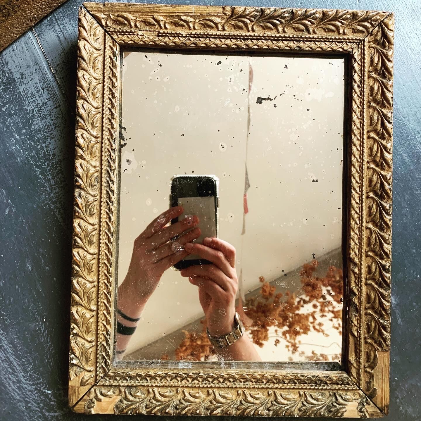 Miroir doré