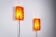 Appliques murales Vitrika Nybro couleur ambre