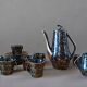 Coffee service IZA by Józef Wrzesień, Polish vintage 1950s