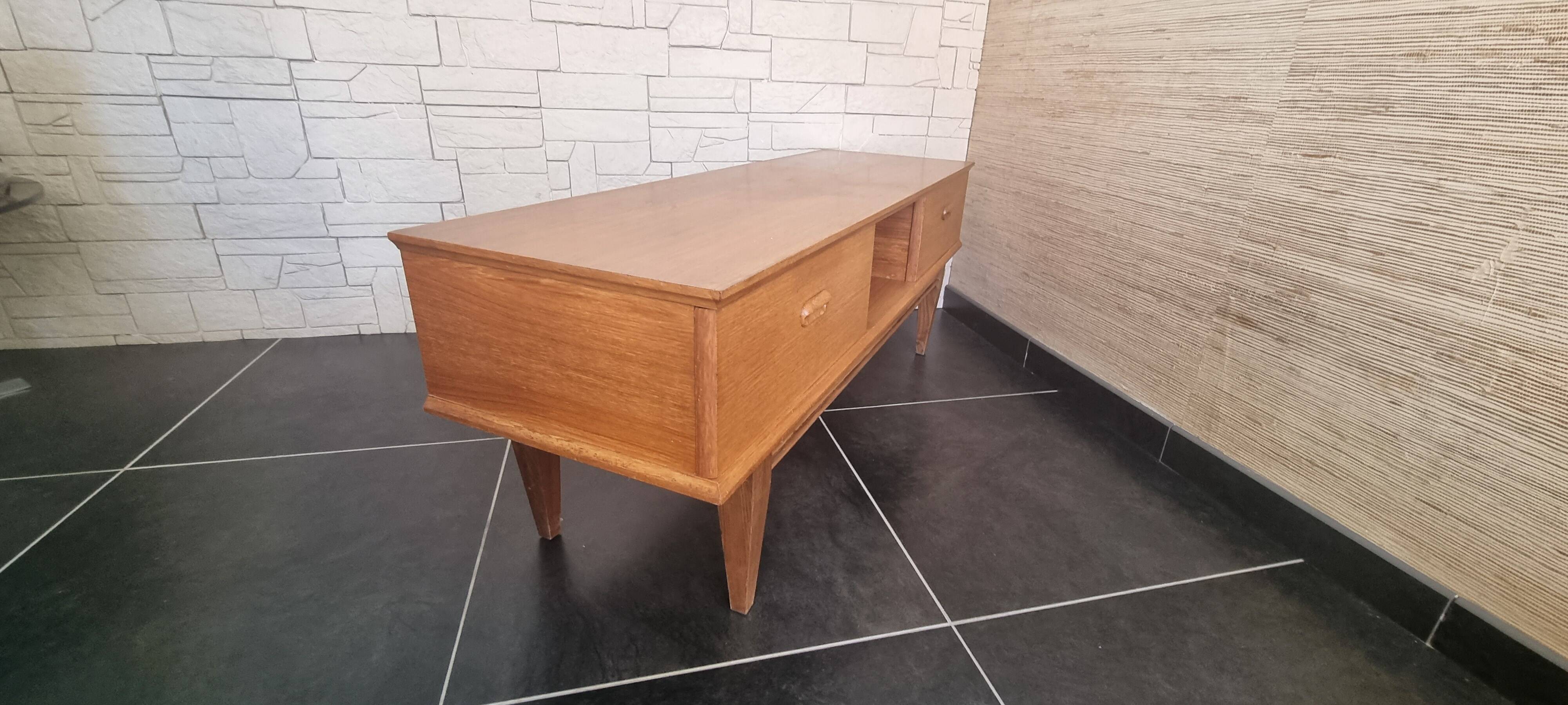 Small solid wood sideboard from the 70s.