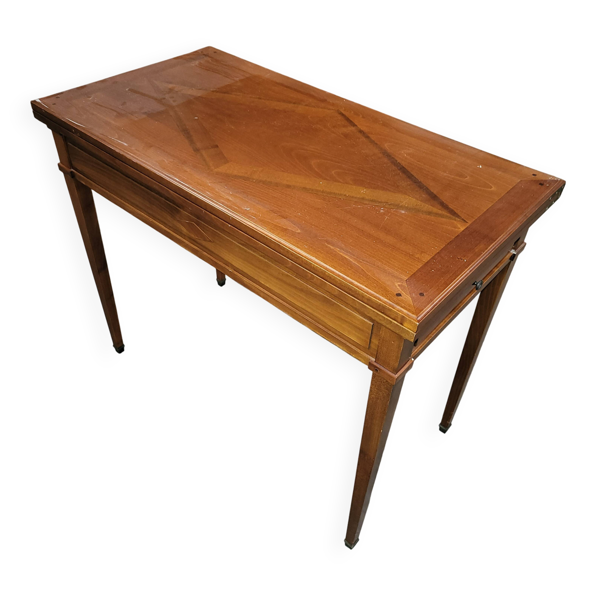 Walnut game table