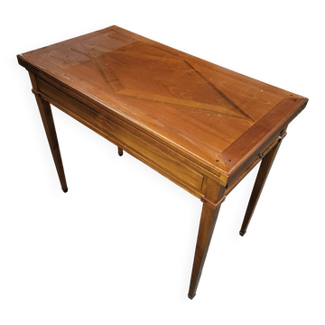 Walnut game table