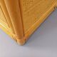 Vintage storage unit in rattan and woven rattan from the 1970s.