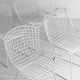 Ensemble de 7 chaises en fil de fer laqué blanc par Harry Bertoia pour Knoll, années 1970