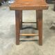 Tabouret de ferme vintage en sapin rustique