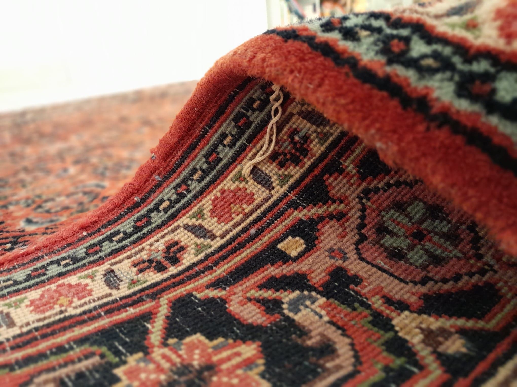 Handmade indo-bidjar rug 183x131cm