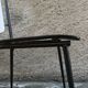 Series of 4 metal and formica chairs 1950/1960