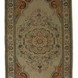 Tapis Oushak Ancien – Motifs Floraux, 174 x 274 cm