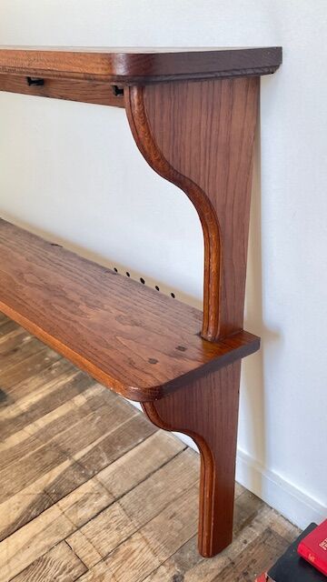 VINTAGE Solid Oak SHELF