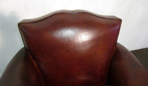 Folder moustache restored former club Chair