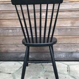 Set of 4 black Agafors chairs