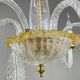Murano glass chandelier with three lights, 20th century