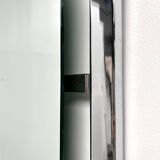 Bauhaus mirror in chrome-plated steel