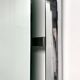 Bauhaus mirror in chrome-plated steel