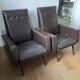 Set of 2 50s armchairs