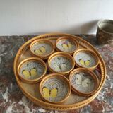 Tray and coasters