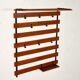 Scandinavian entrance locker Teak and metal 1960s