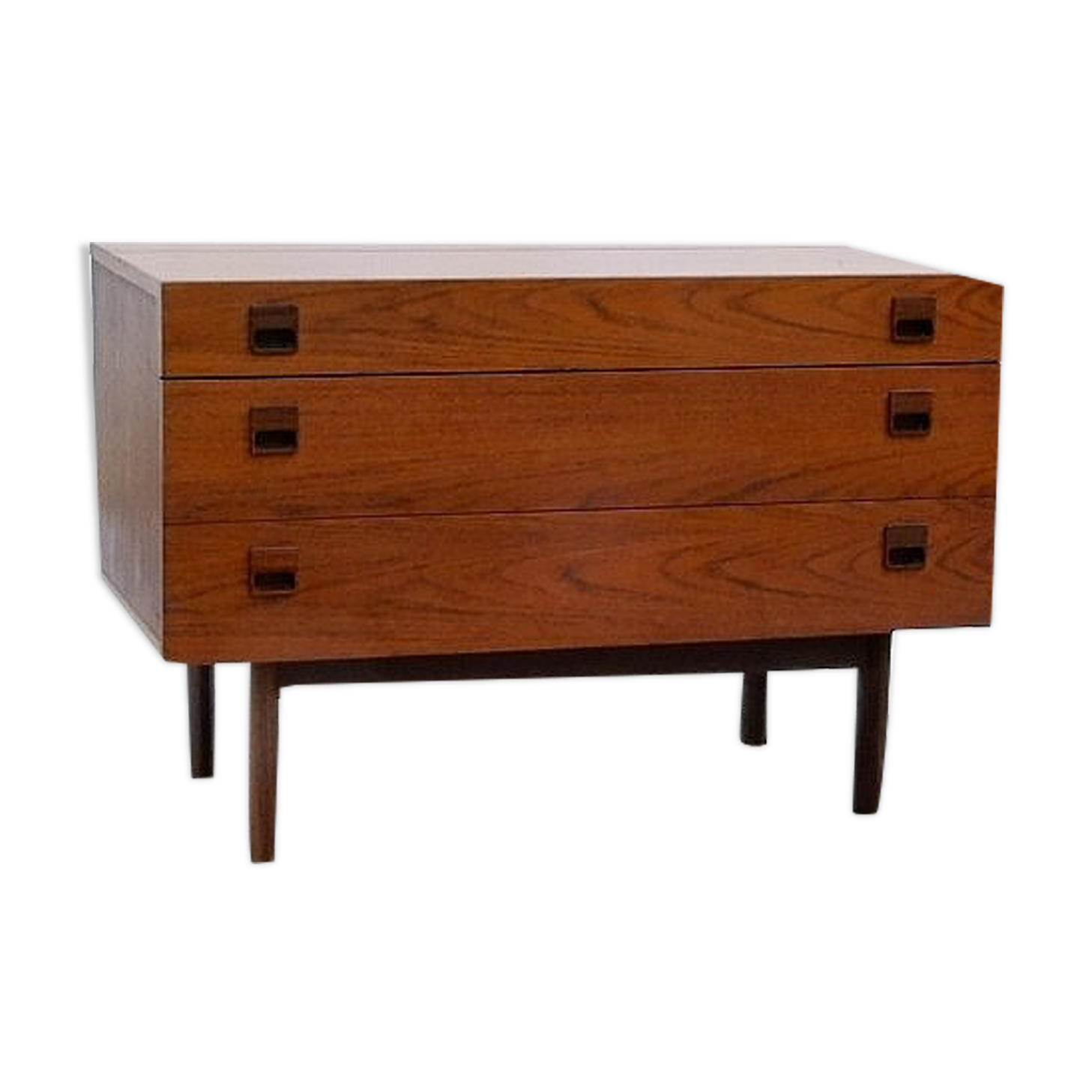 Coiffeuse commode scandinave en teck années 1960