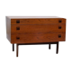 Coiffeuse commode scandinave en teck années 1960